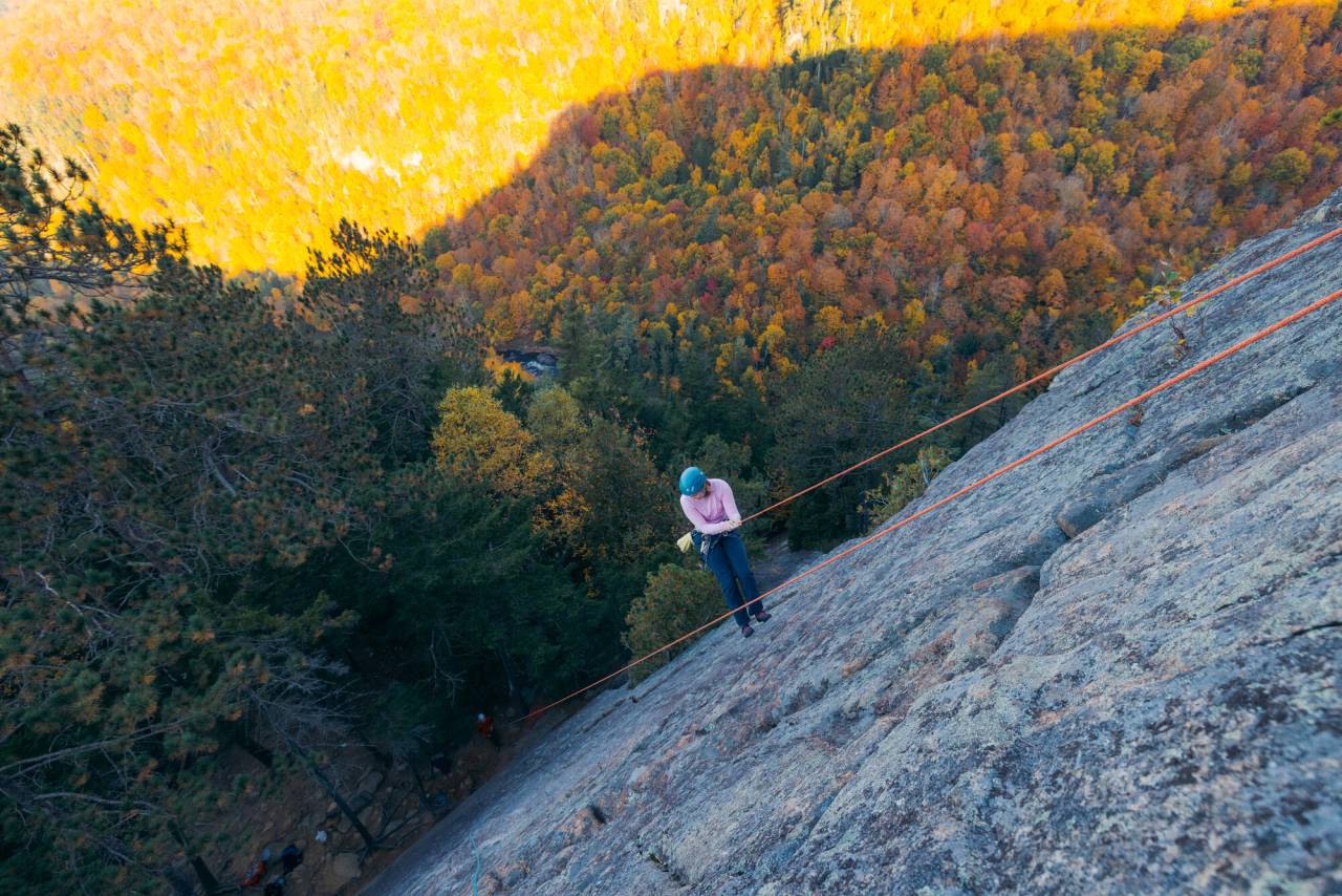 Ascending slab at the notch
