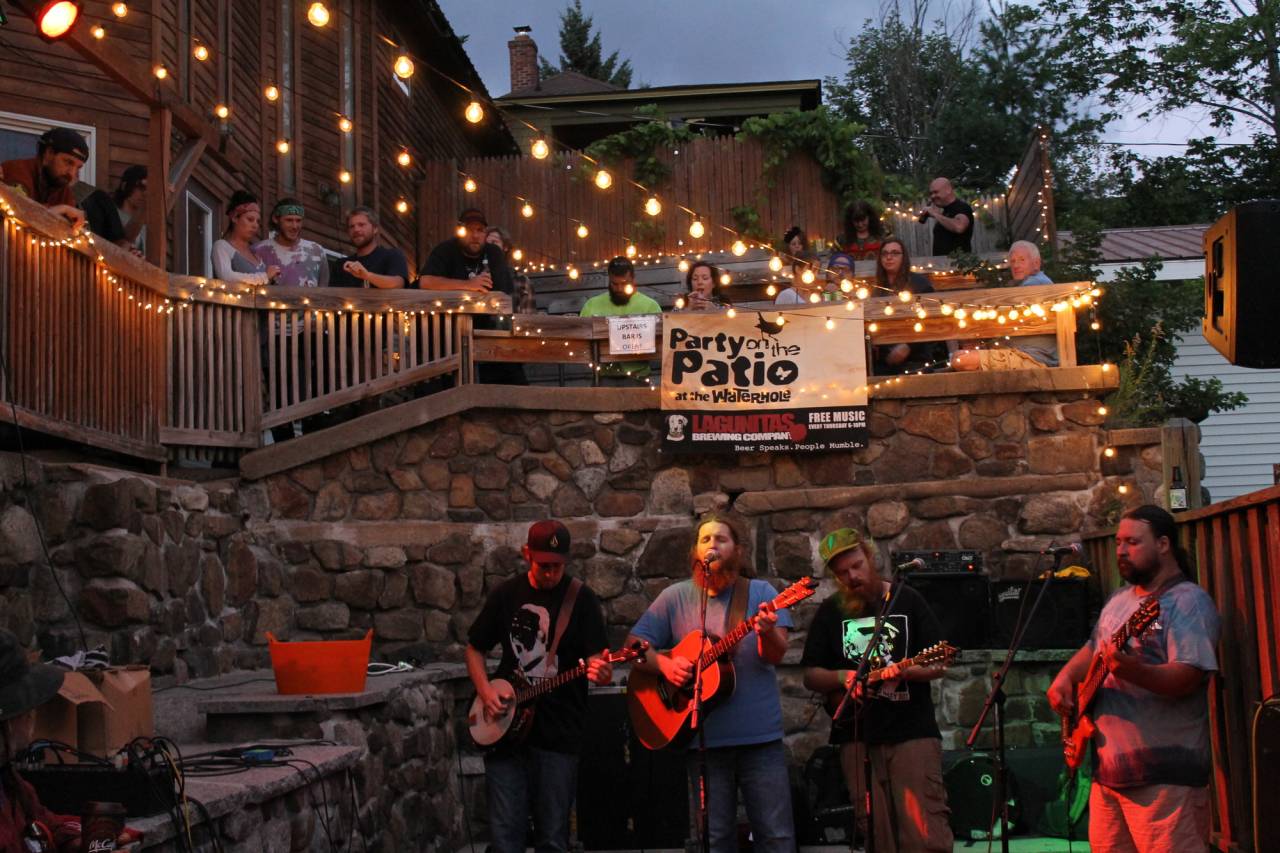 Live music at the Waterhole.