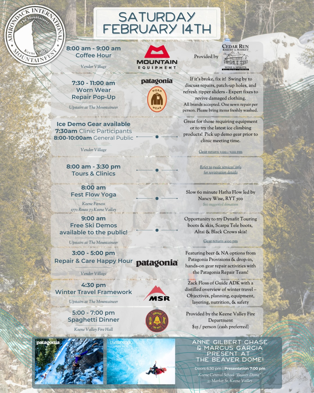 Mountainfest 2026 Schedule