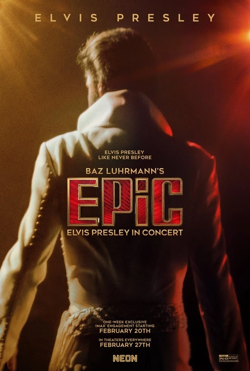 Promotional poster for "EPiC: Elvis Presley in Concert"