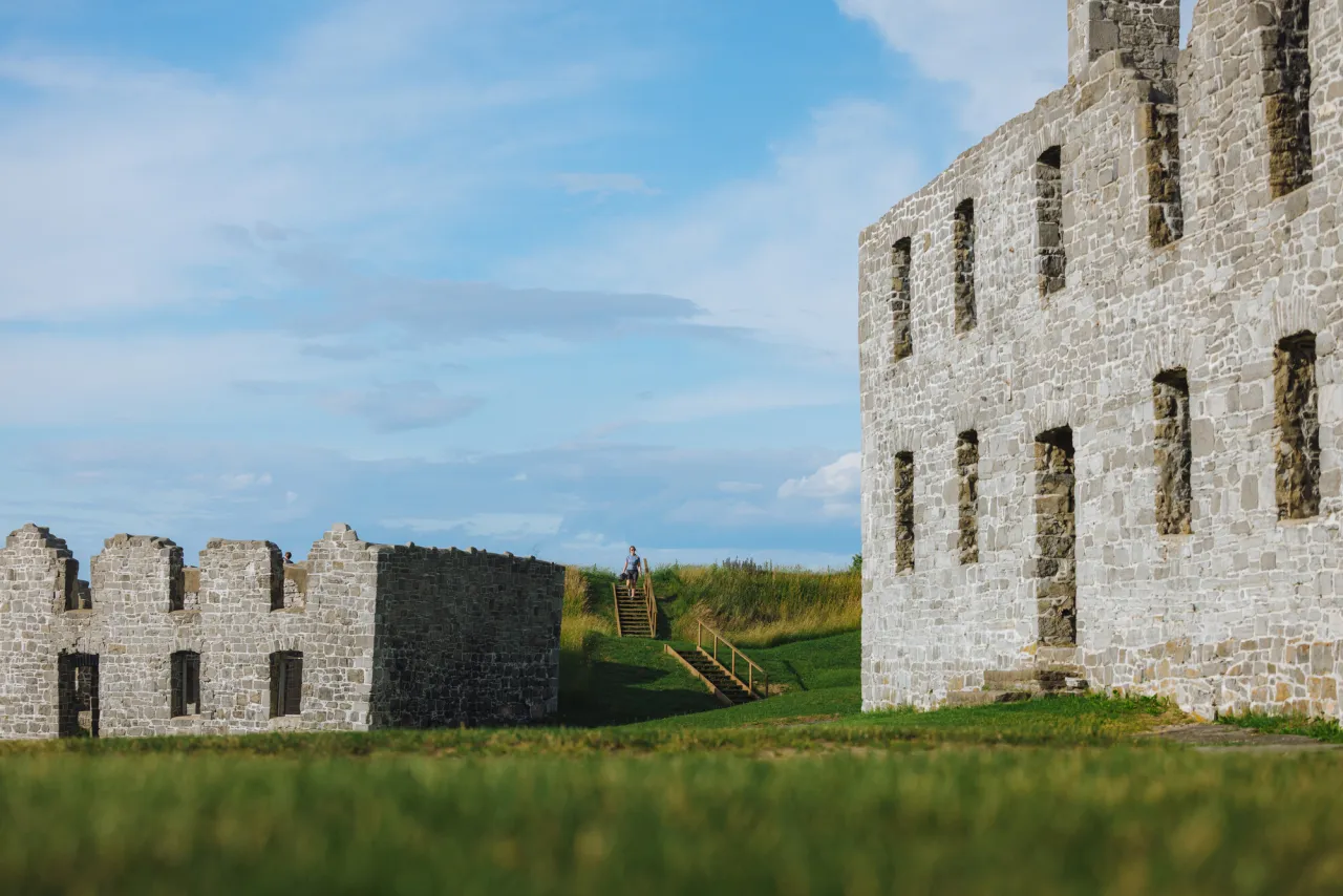 Views of both historic sites at Crown Point.