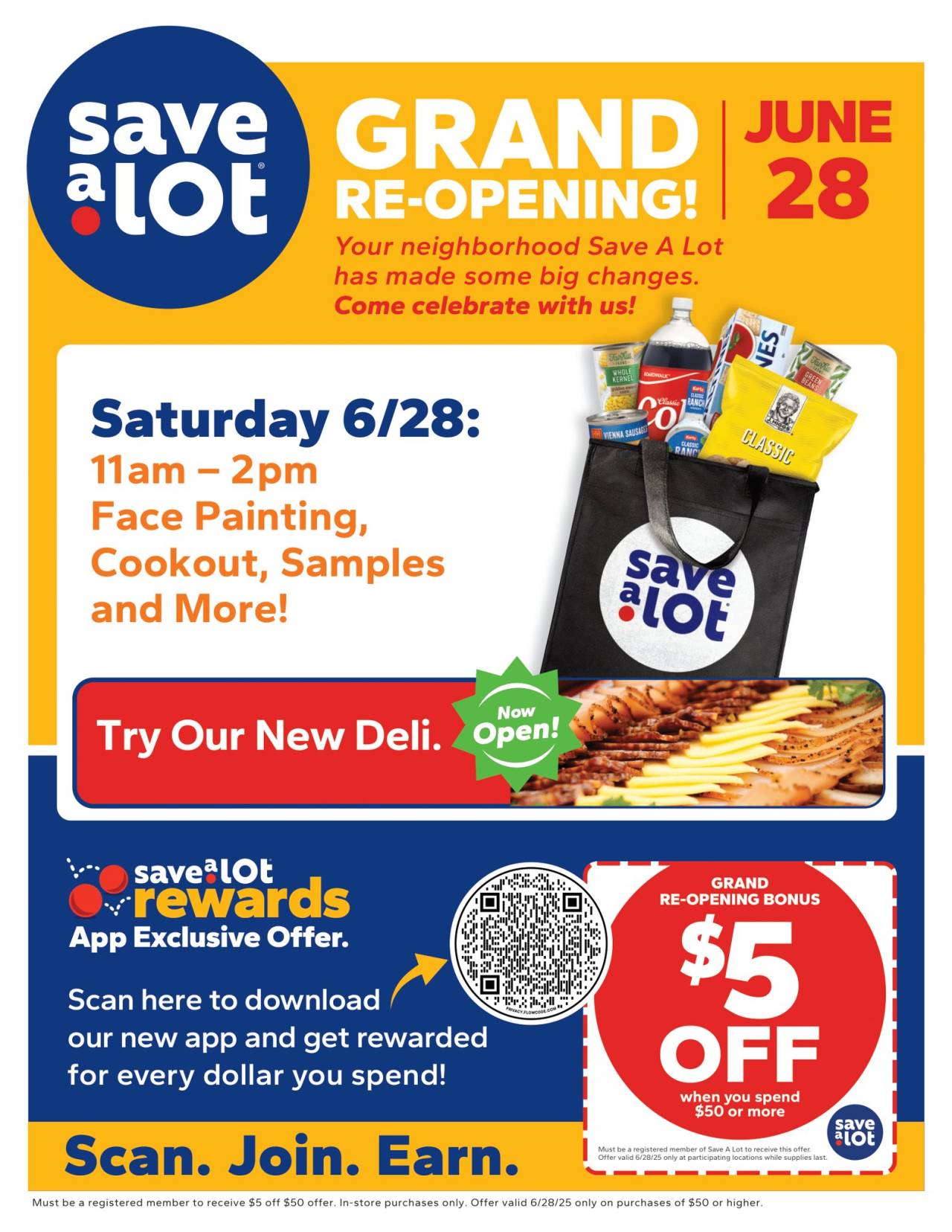 Grand Re-Opening Flyer