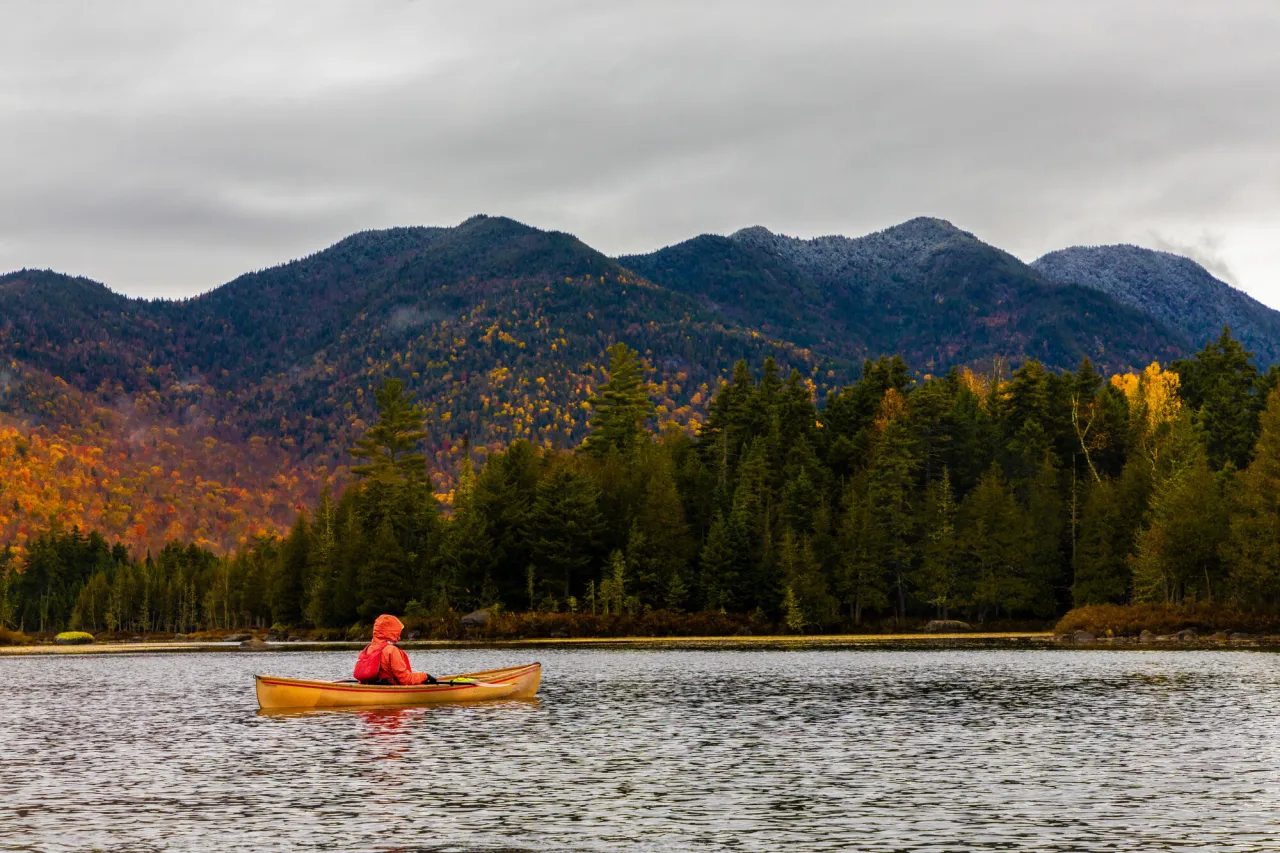 Fall paddling in the Hub.