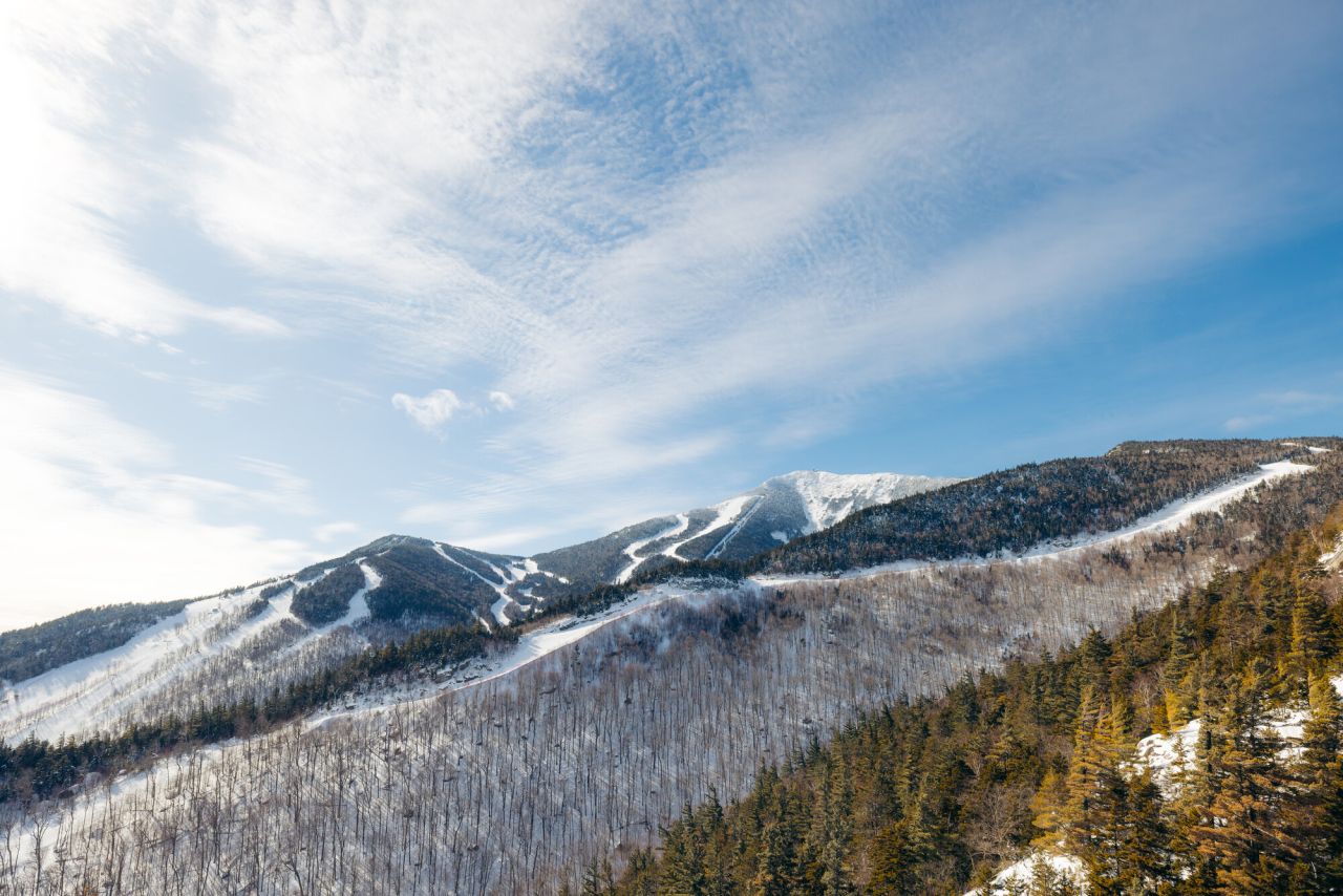 Whiteface Mountain slopes and landscape.