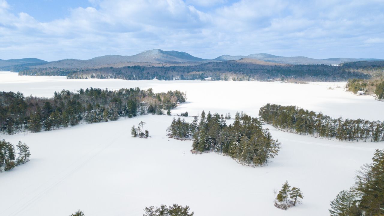 Long Lake in the winter.