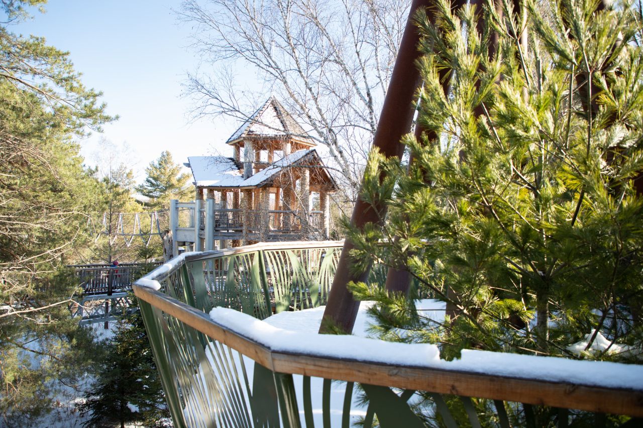 The Wild Center in the winter.