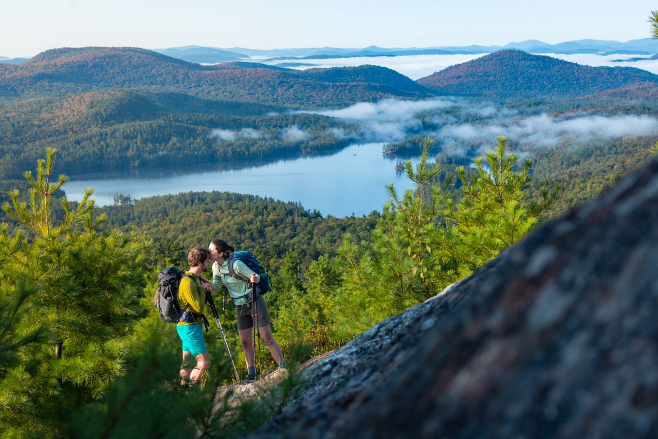 couple on a mountain