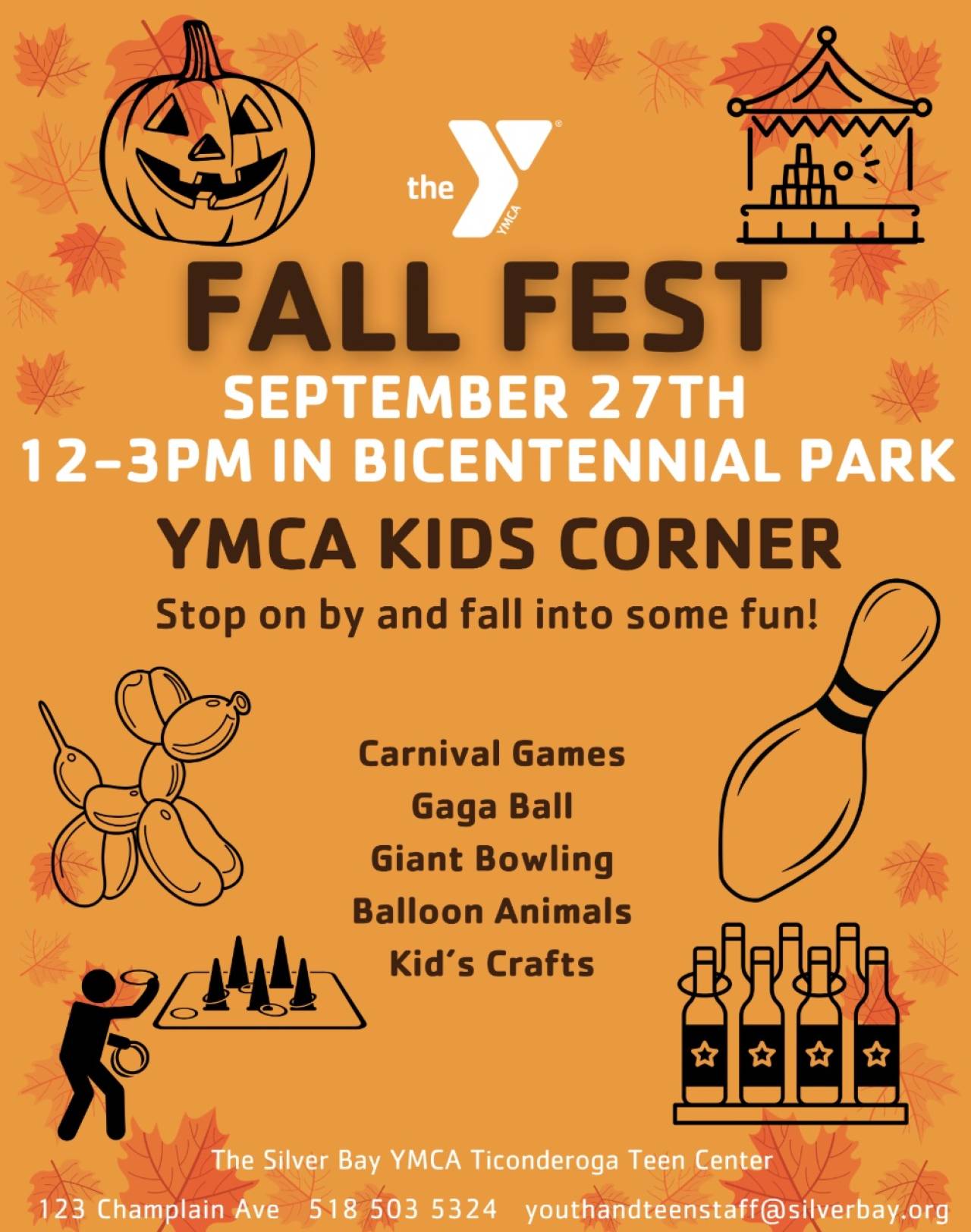 Fall Fest Kids Corner flyer