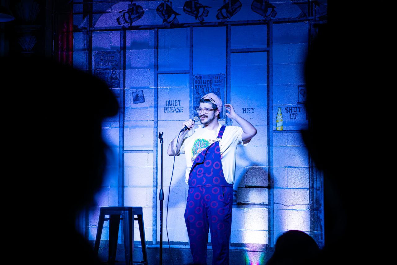 Open mic night at the Garagery.