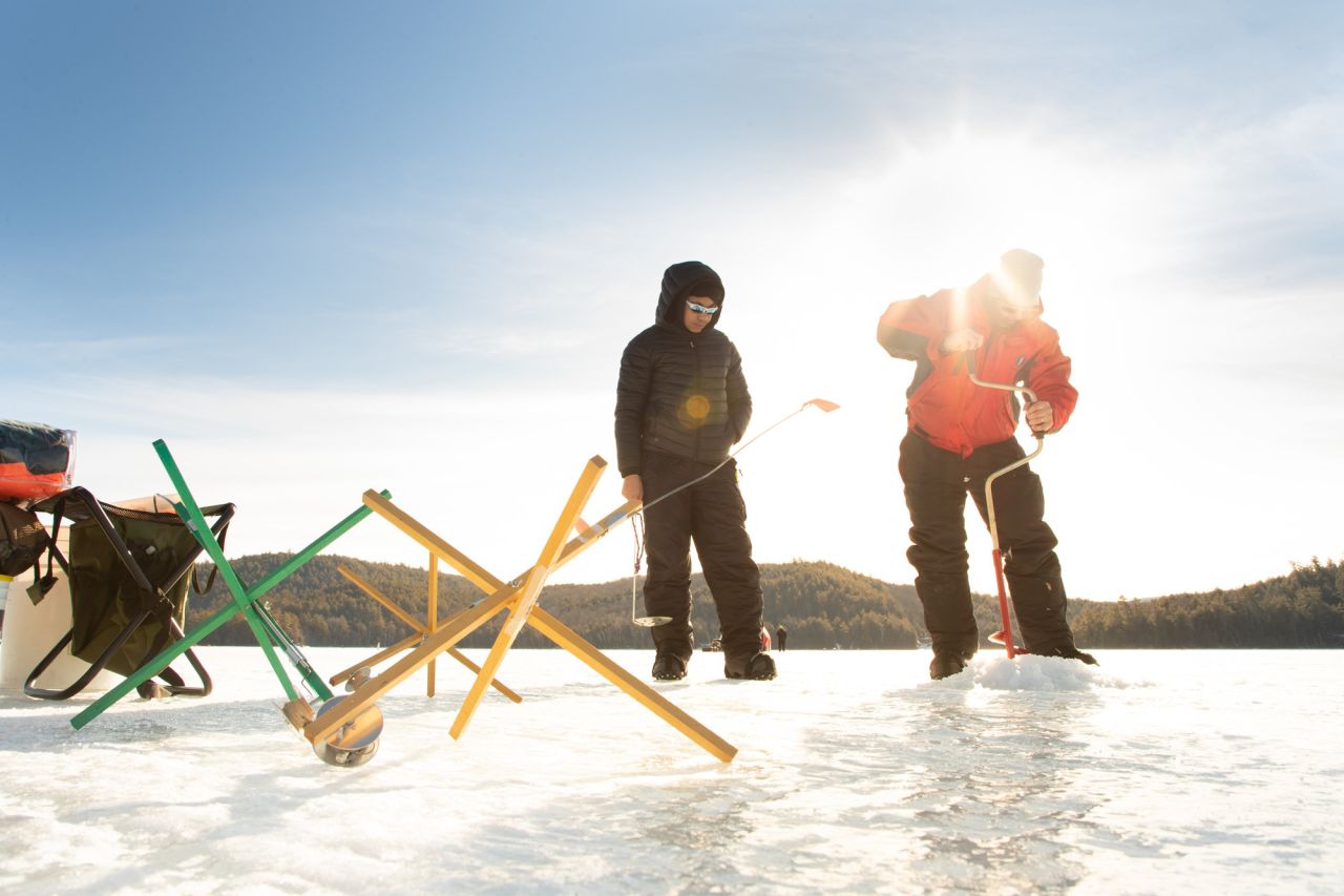 Ice fishing