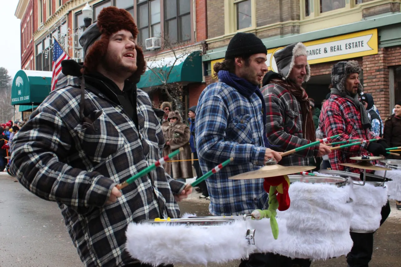 drummers at the parade