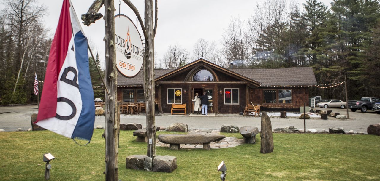 Sticks & Stones in the Adirondack Hub.