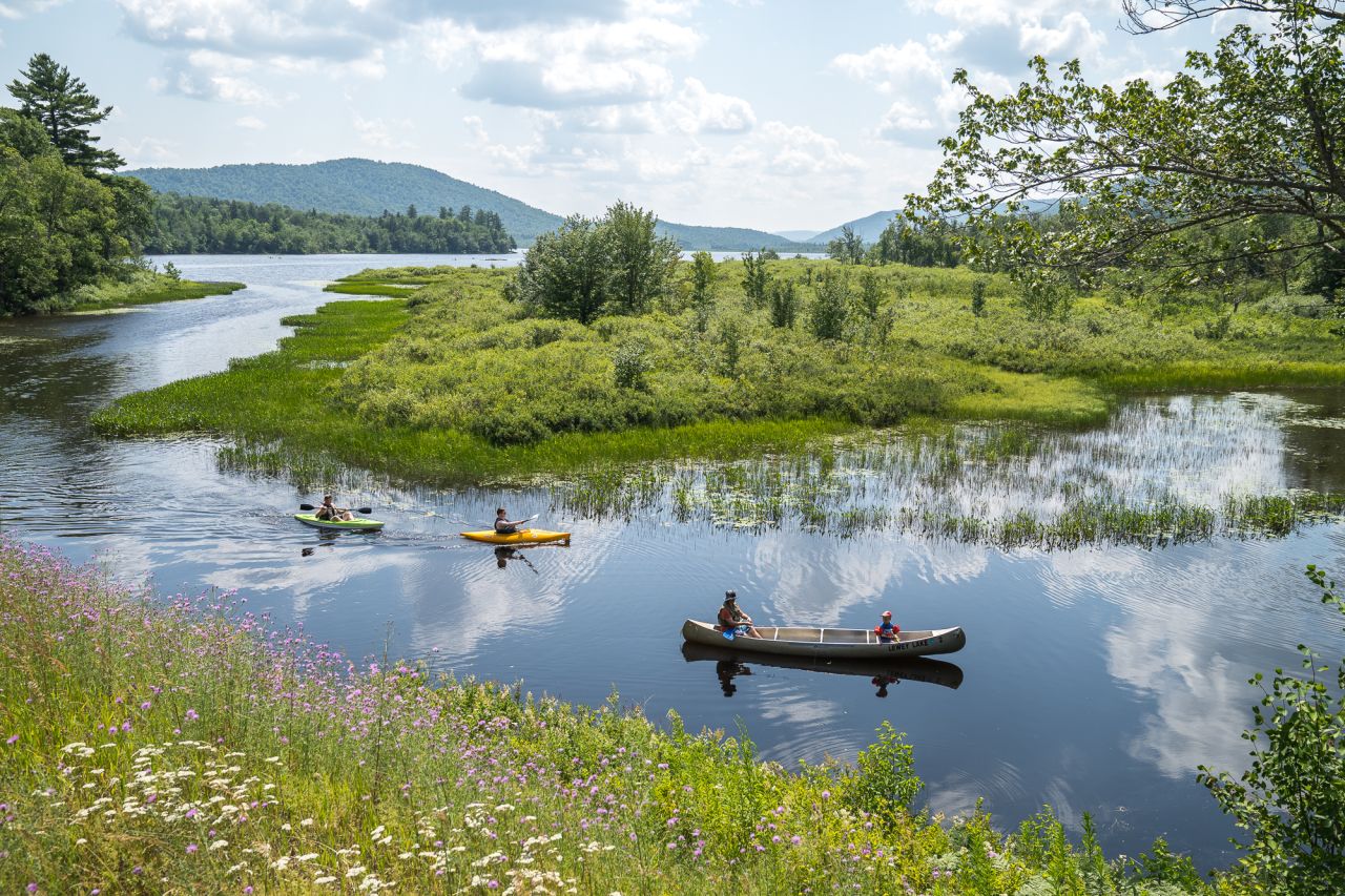 Summer paddling in the Adirondacks.