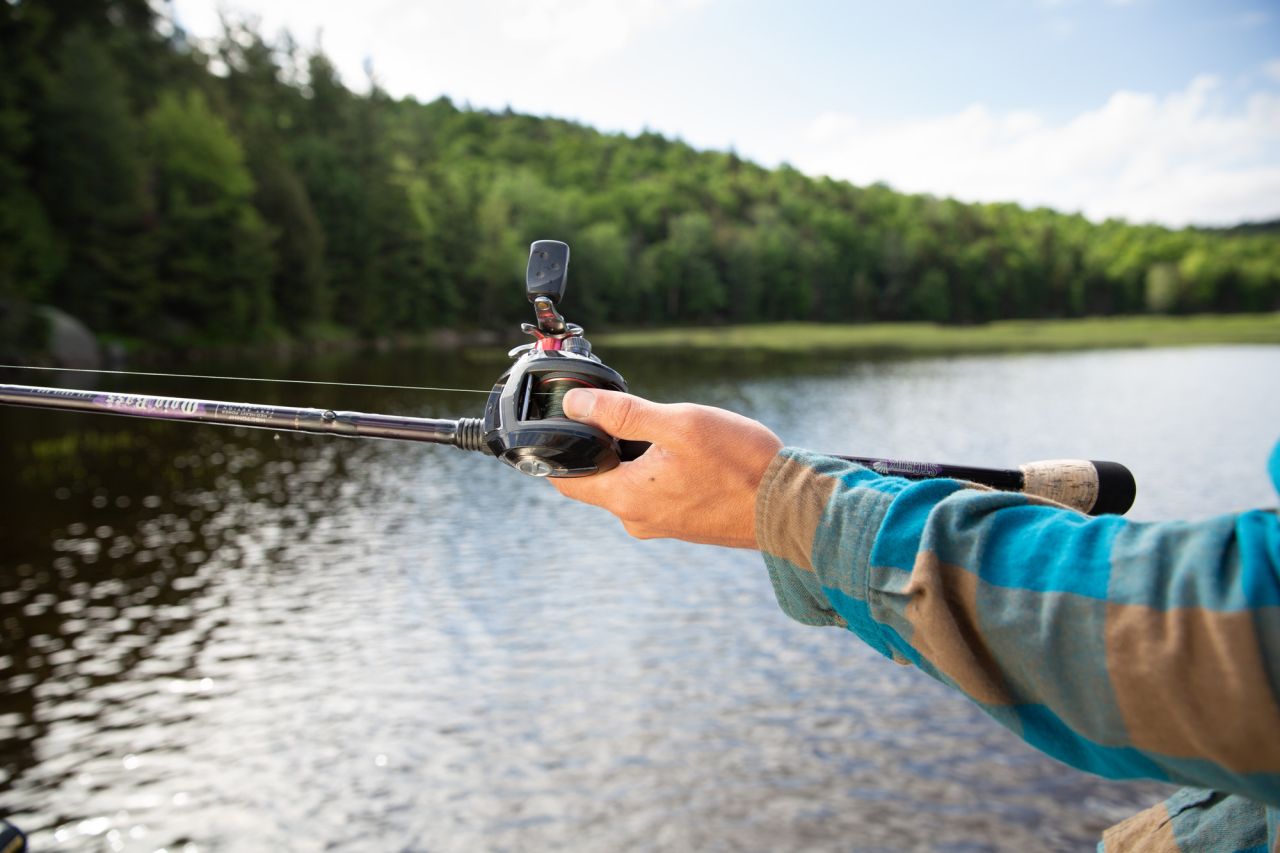 Cast fishing Tupper Lake