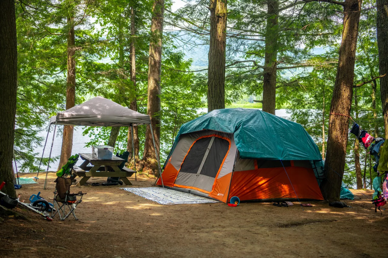 tent camping