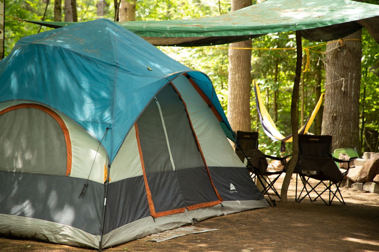 Camping in Minerva.