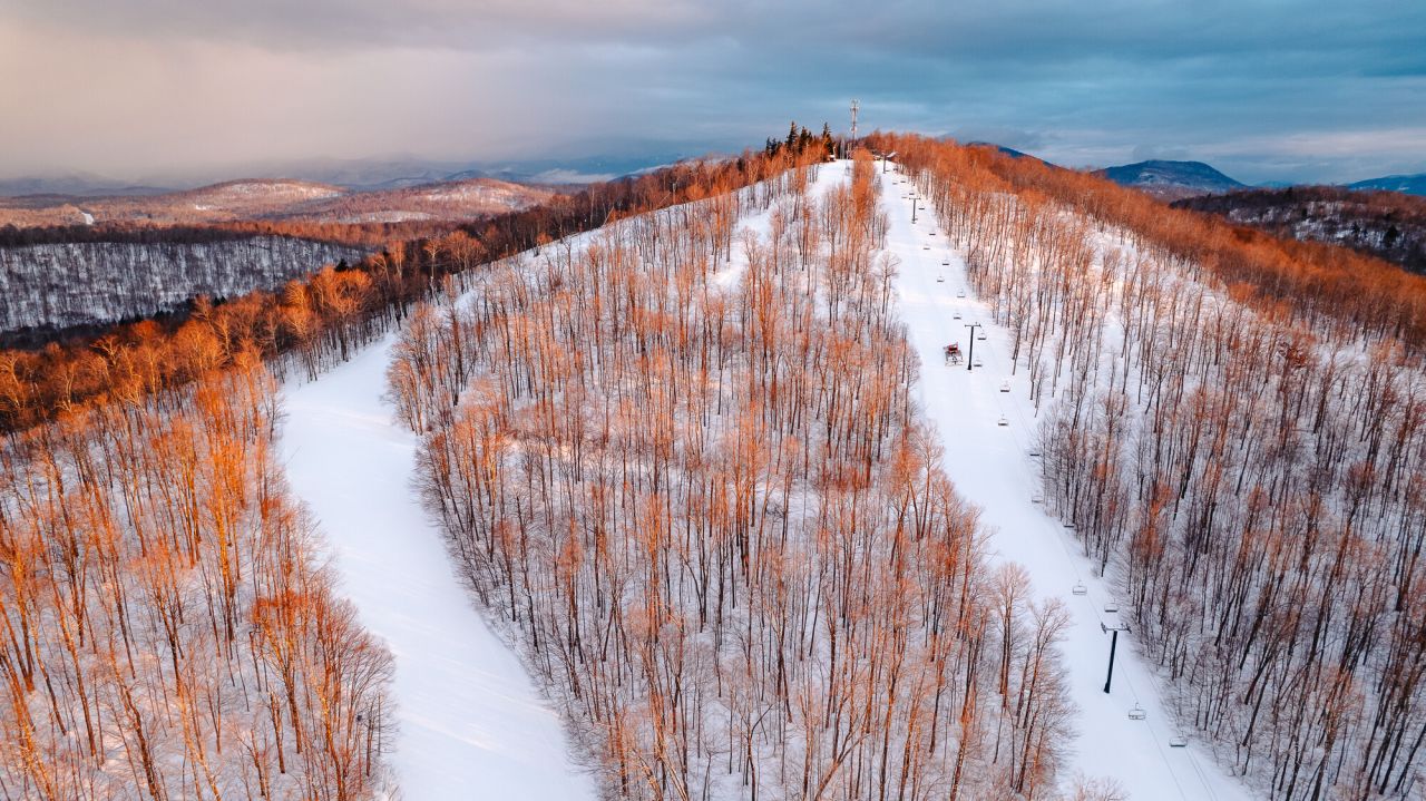 Skiing at Oak Mountain.