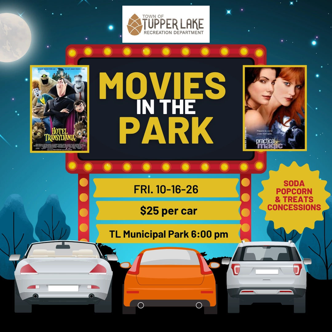 flyer for movies in the park