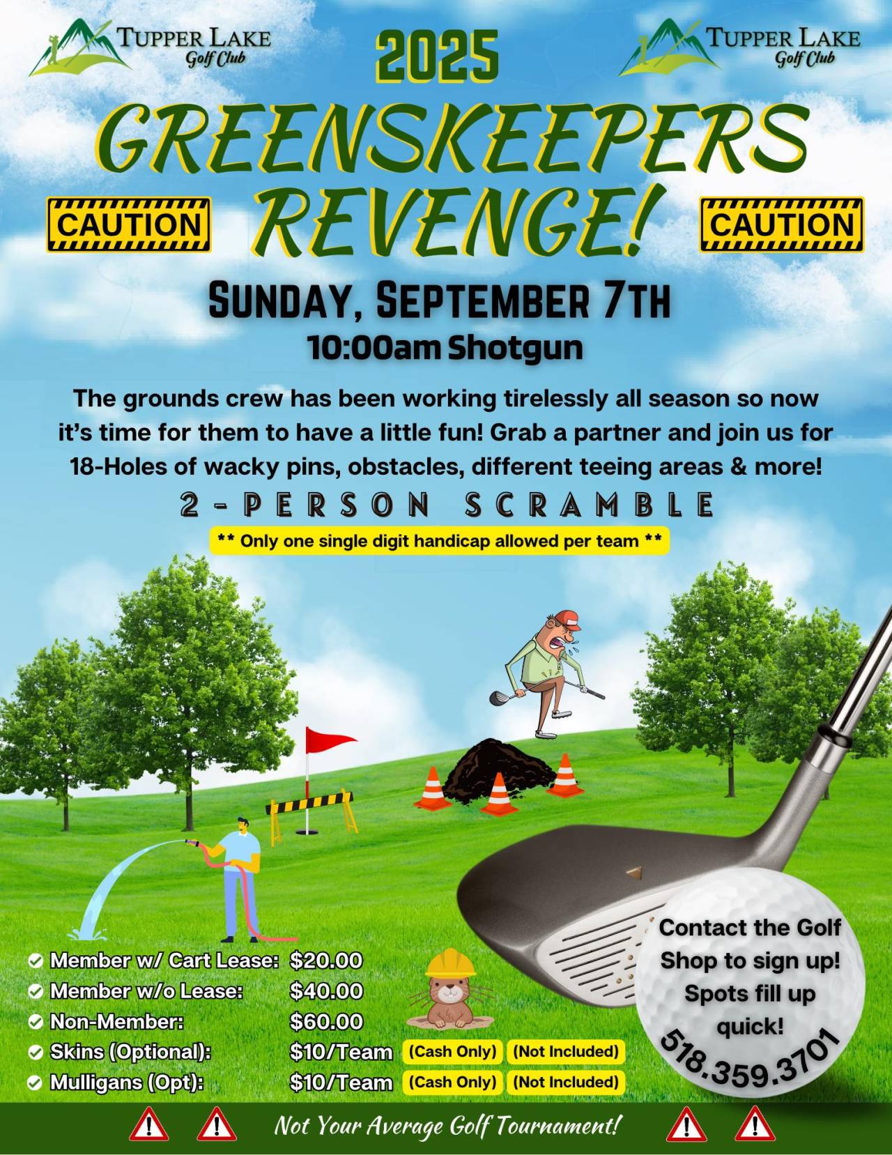 Greenskeeper Revenge flyer
