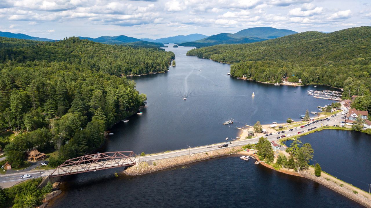 Long Lake in the summer.
