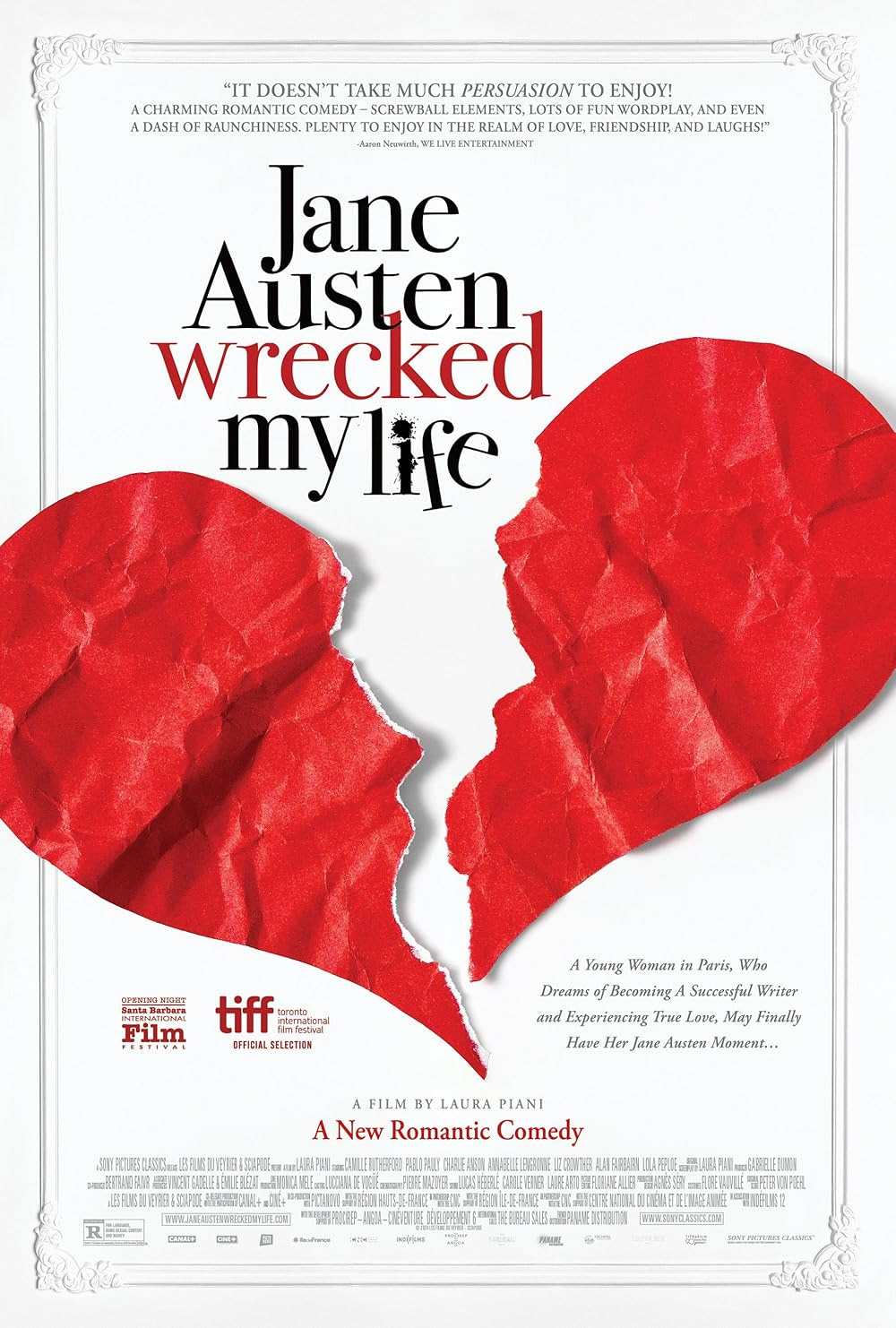 Movie poster for Jane Austen Wrecked My Life