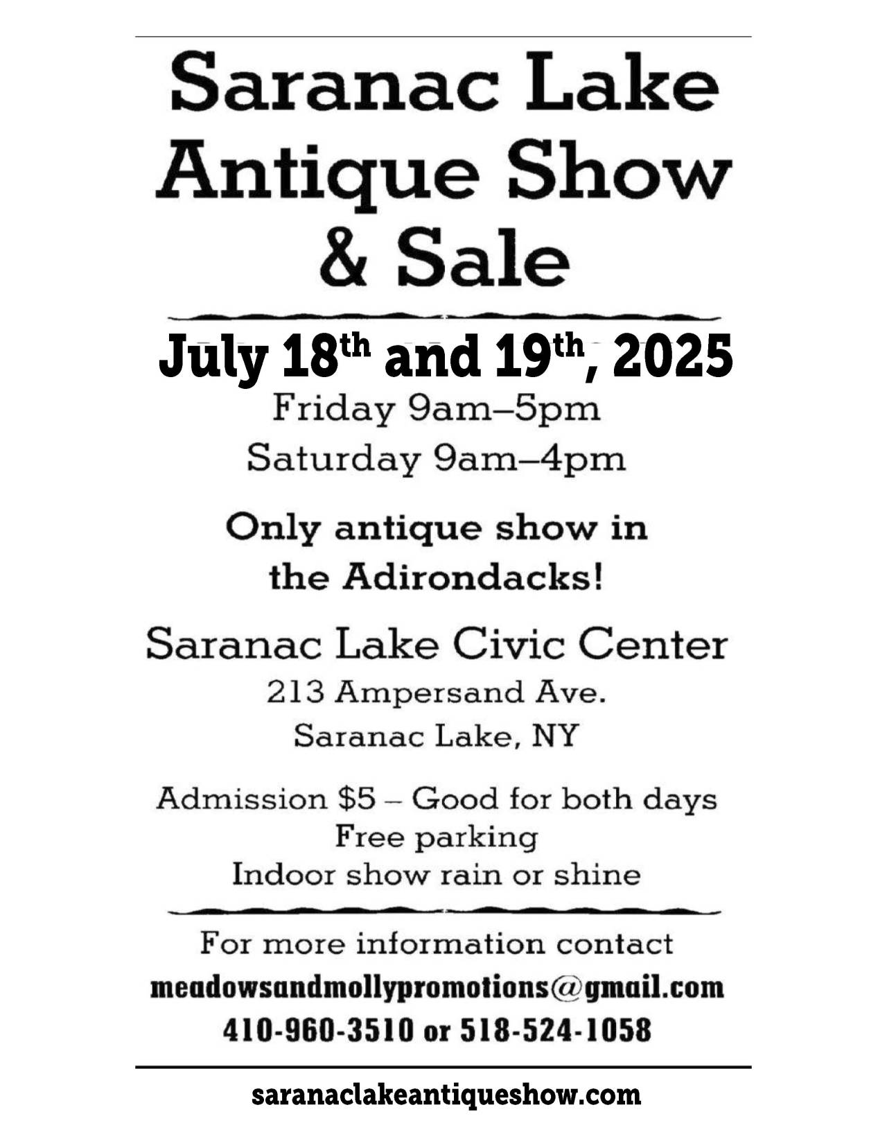 Antique Show Flyer