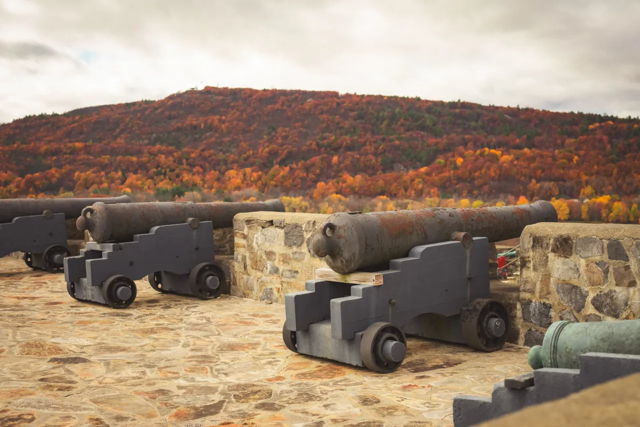 Fort Ticonderoga in the fall.