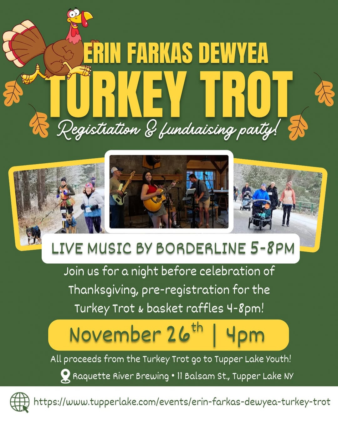 Turkey Trot Eve Flyer