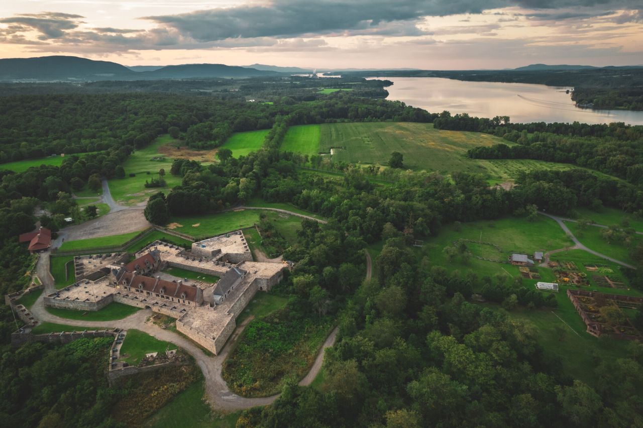 Fort Ticonderoga in the summer.