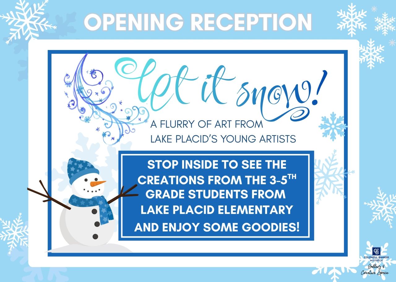 Picture of Let It Snow artwork for upcoming opening reception