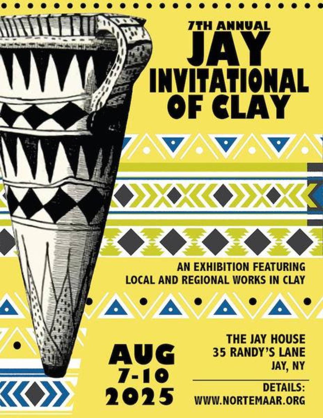 2025 poster for the Jay Invitational of Clay