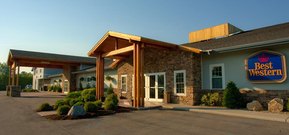 The Best Western hotel.