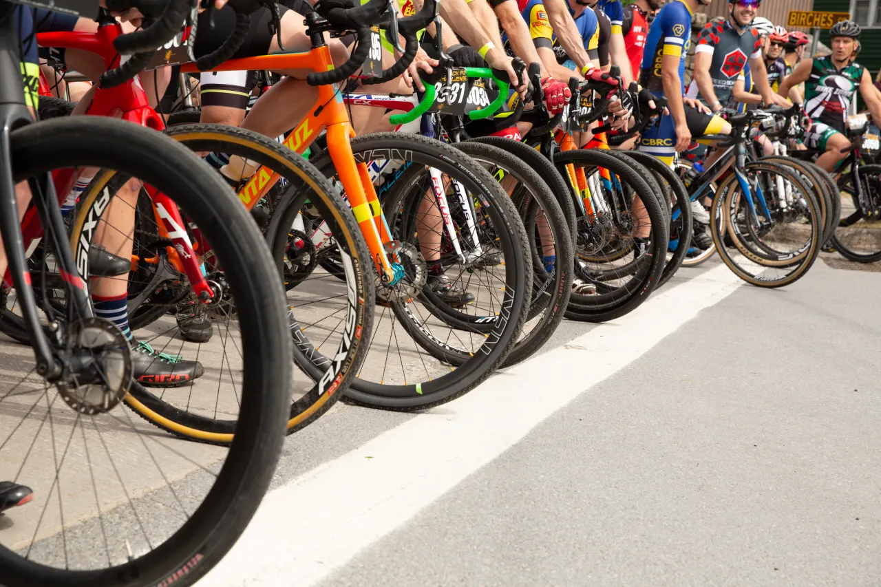 The Black Fly Challenge starting line.
