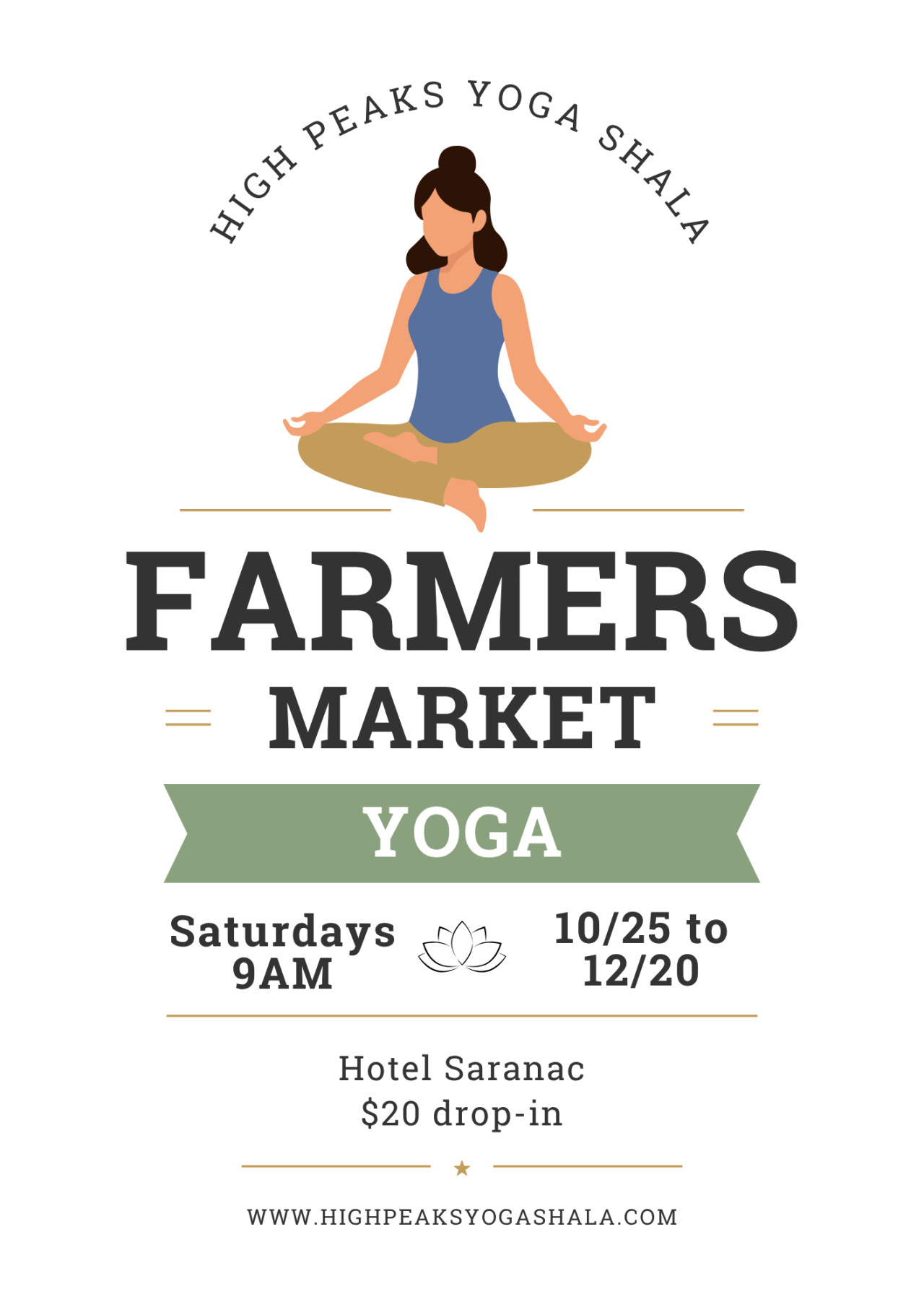 An illustration of a woman in lotus pose