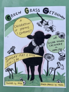 Flyer for Green Grass Getdown.