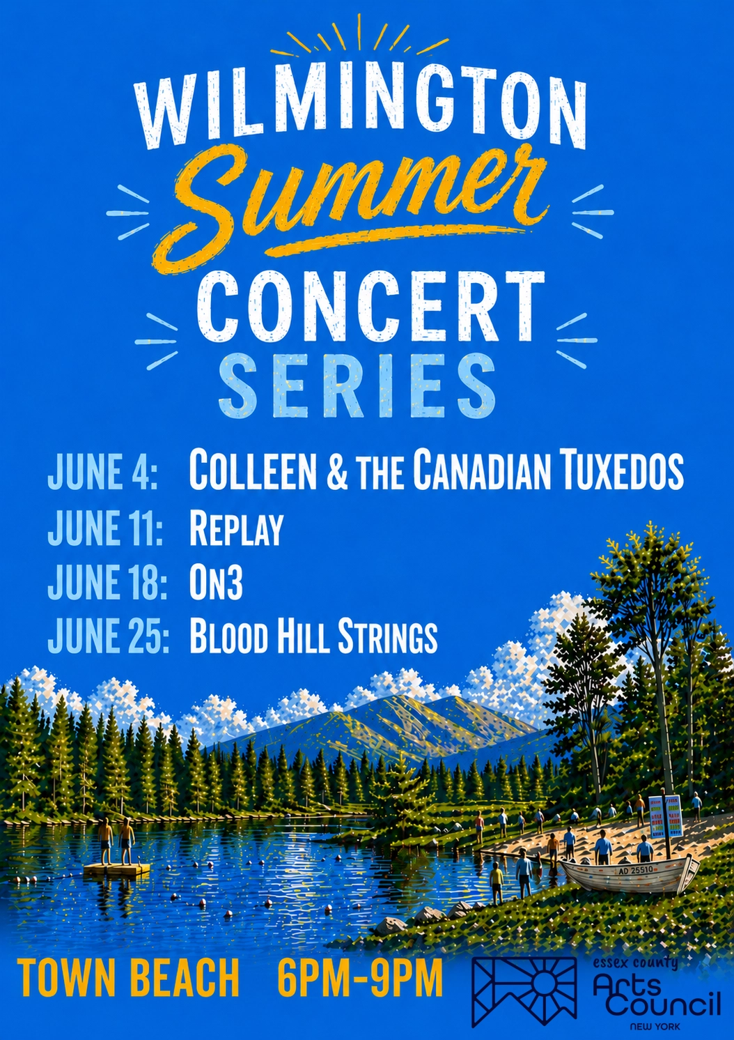2026 Wilmington Summer Concert Series Flyer