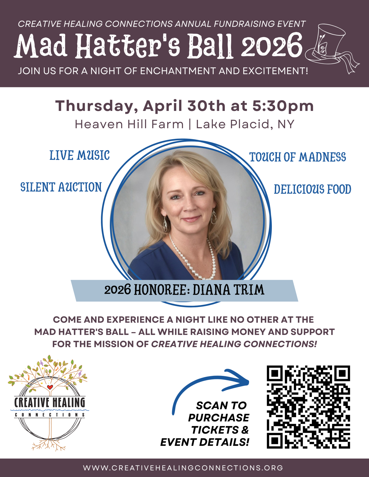 Mad Hatter Ball poster by Creative Healing Connections