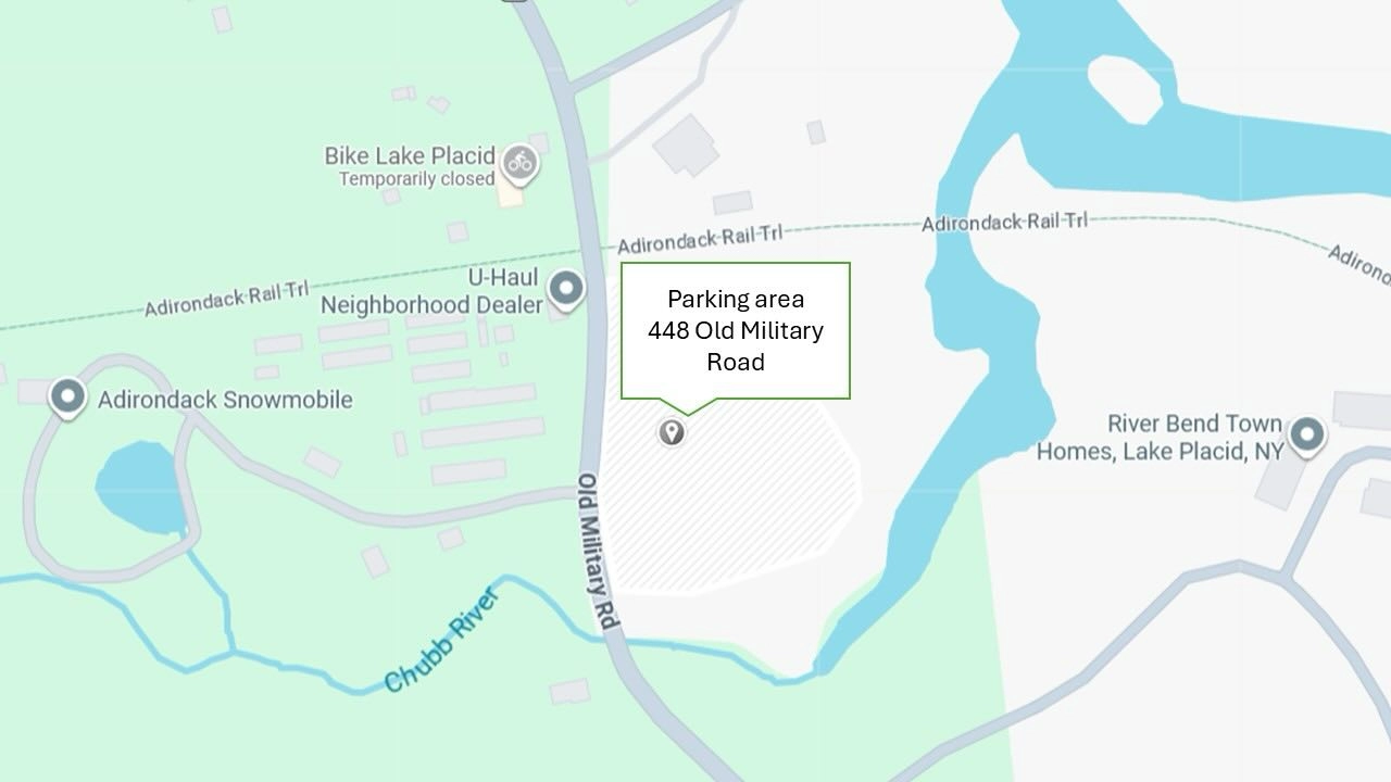 Adirondack Rail Trail Lake Placid Parking
