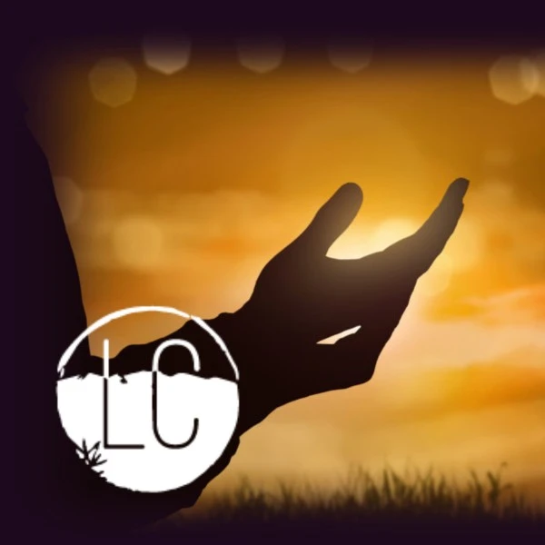 Life Church Logo of up turned hands with a sunset in the background and the letters 'L' and 'C'.