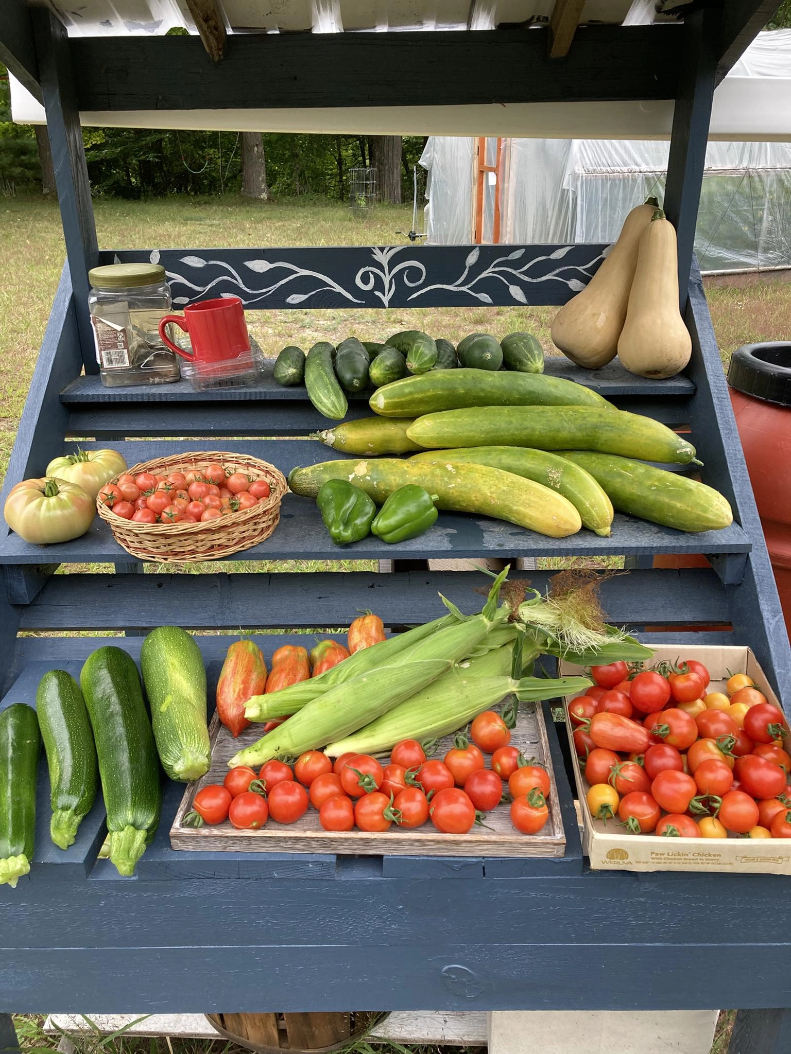 Farm Stand of Vegetables 