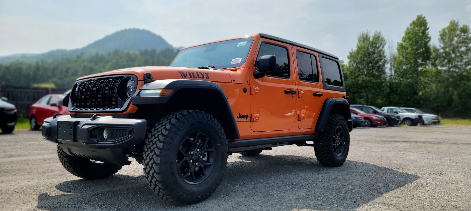 Orange Jeep