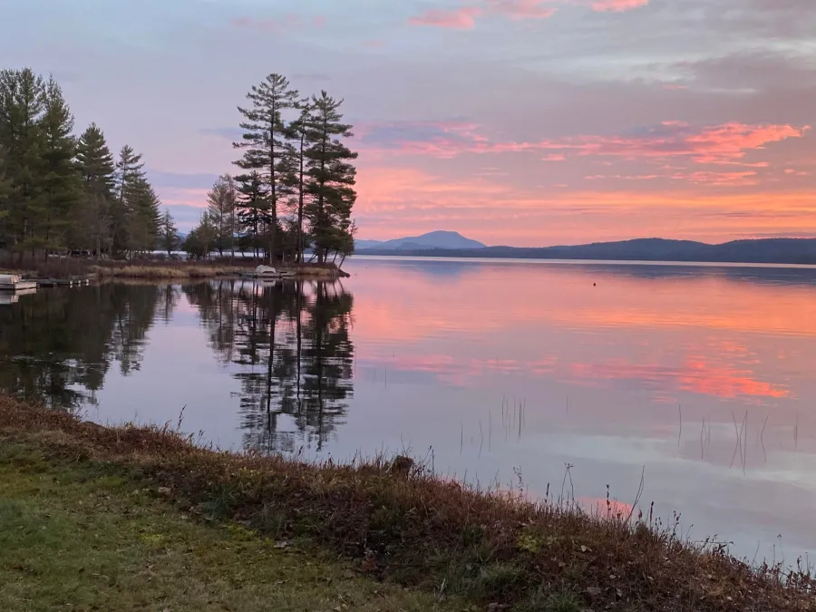 Gorgeous sunset over poplar point 
